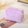 Purple cosmetic bag