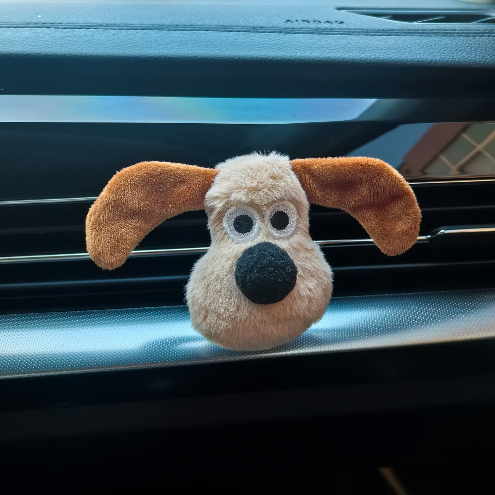 Pilot Dog, decoración de salida de aire del coche, decoración de aromaterapia del coche, lindo aire acondicionado, suministros interiores del coche, envío de soporte