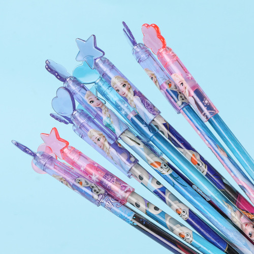 Disney cartoon pen cap, primary school student transparent pen cap, children's plastic pencil protective cap
