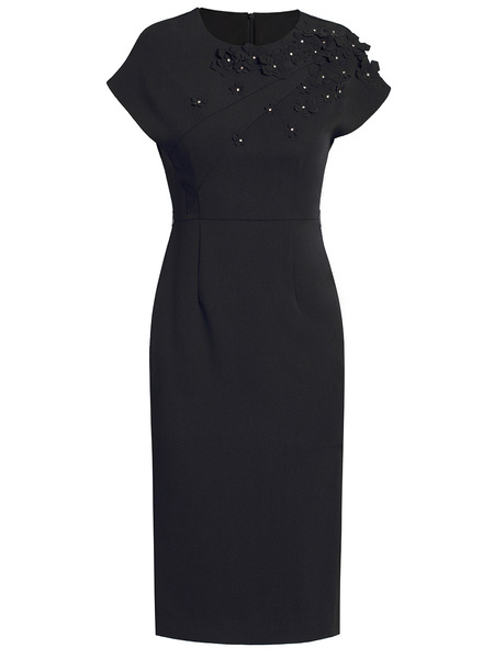 Zhili Elegant and Generous Hip Wrap Skirt Mid skirt High end 3D Folded Flower Waist Slim Wrap Shoulder Sleeve Dress Summ