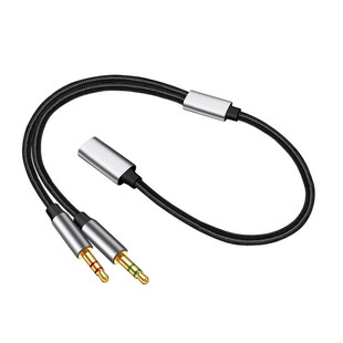Yongshi Typec Analog Headphone Tpc to 3.5mm Male Audio Cable Round Hole Adapter Typc Female Port Tpyec to