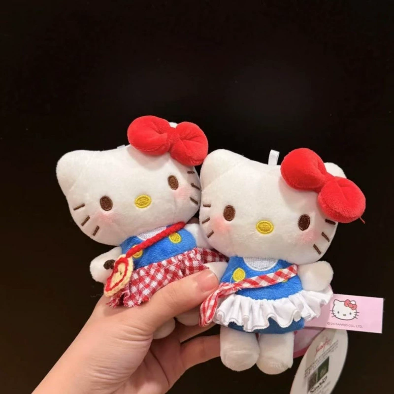 Sanrio, hello kitty, подлинная классическая мультяшная плюшевая кукла, сумка, упаковка, брелок