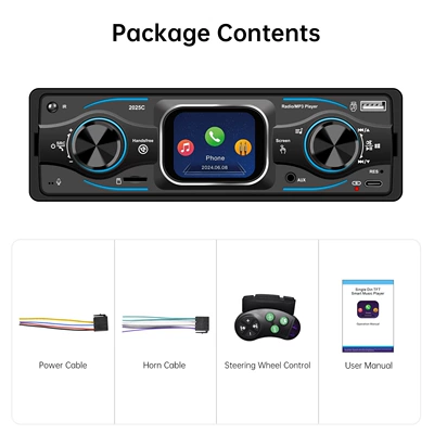 Central Control Radio 2025C, Car mp3