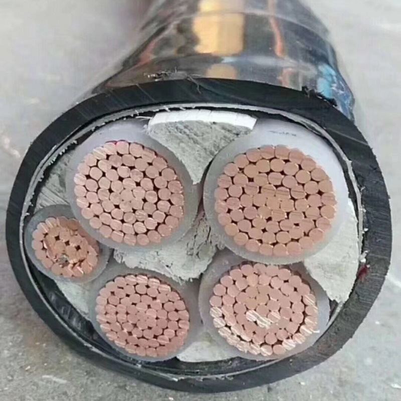 YJV电缆厂家5芯120 150 185平方4+1铜芯电缆线低压电力电缆电源线