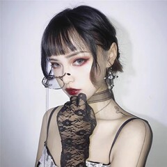 コスプレ二次元モノリシックメガネネット赤ロリータ怪盗キッドレトロ英倫探偵鏡架