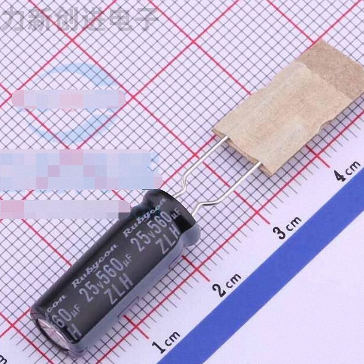 25ZLH560MEFCTA8X20描述560uF 25V电解电容器