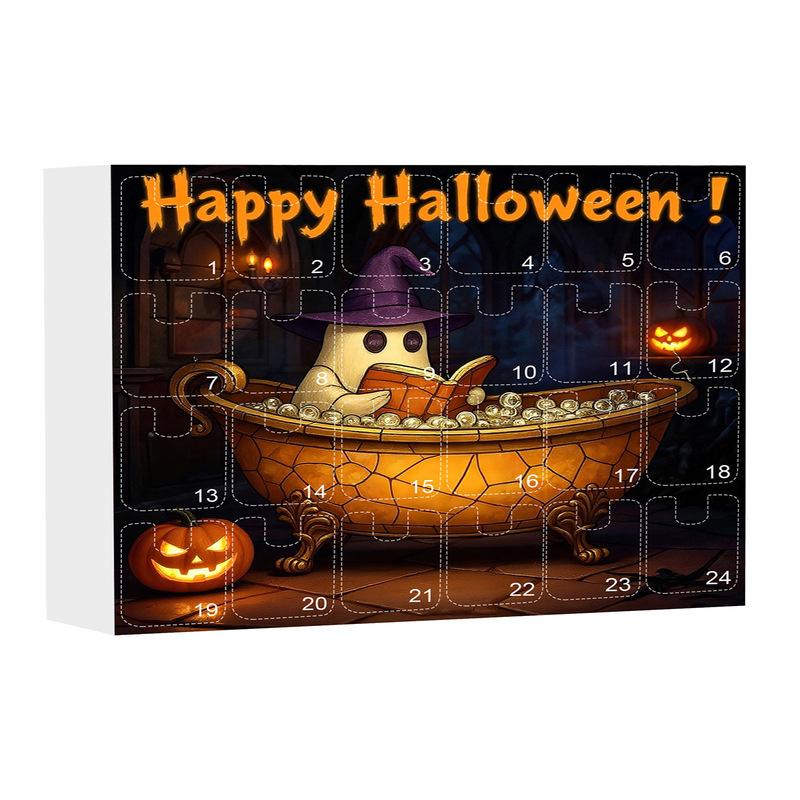 跨境Happy Halloween万圣节可爱幽灵盲盒女士时尚流行耳环耳饰|undefined
