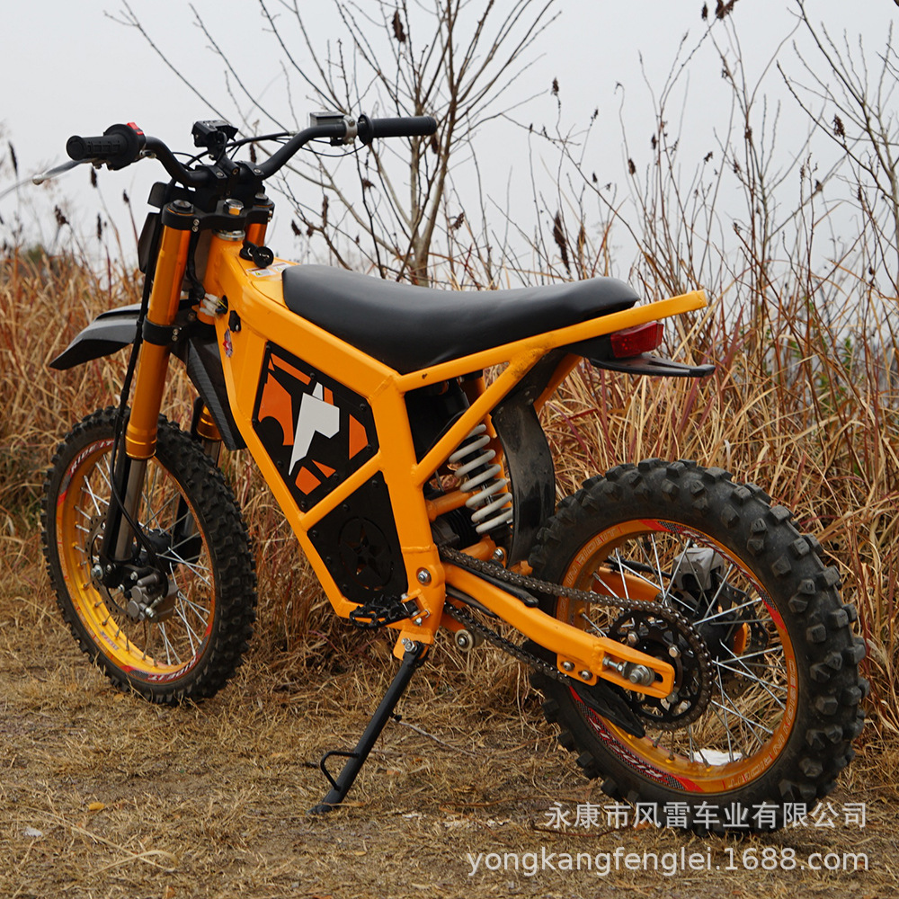 Motocicleta eléctrica cruzada europea y americana 72V2000W de alta potencia Kaisai litio motocicleta eléctrica de montaña cruzada image 5