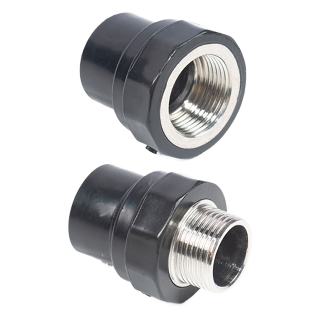 PE nuevo material tipo socket rosca interna y externa directa codo tee tubería de fontanería accesorios de fusión en caliente