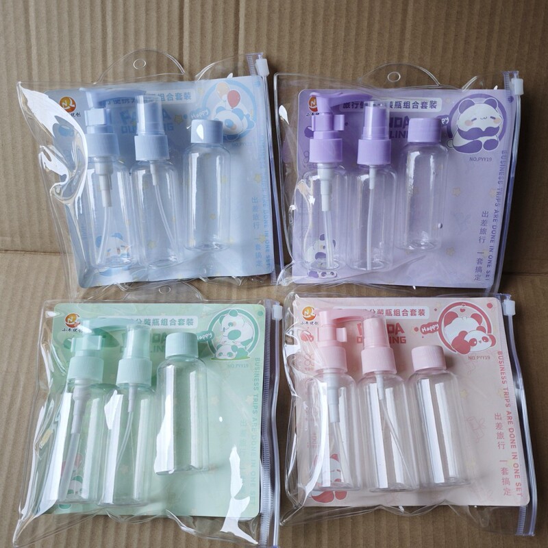 3 Pressure Bottle Spray Bottle Squeeze Bottle Duckbill Bottle Travel suit Bottled Wholesale