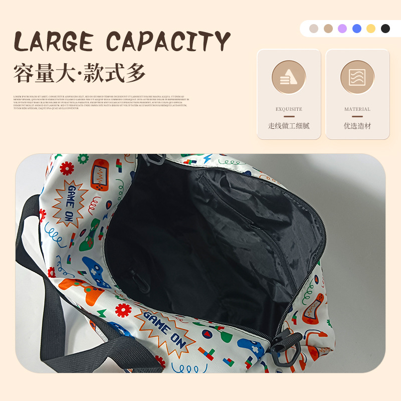 Bolsa de almacenamiento de natación transfronteriza, bolsa de viaje, mochila de hombro de gran capacidad, bolsa de mano, bolsa de yoga resistente al desgaste, personalizada