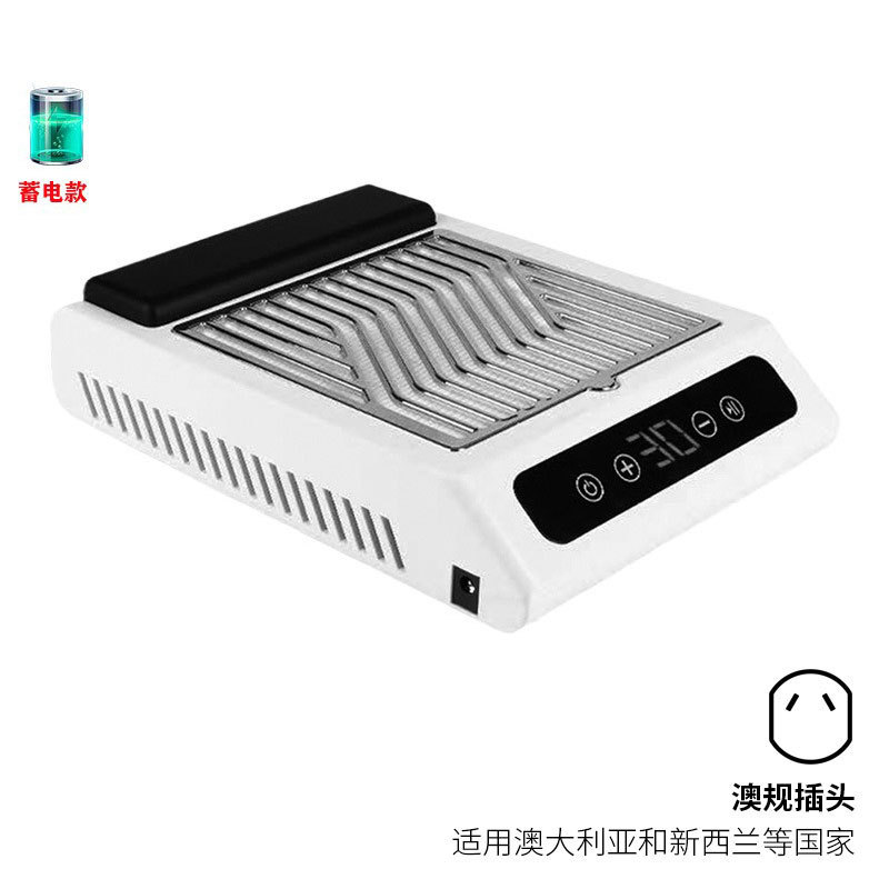 Aspirador de uñas de succión grande transfronterizo 80W aspirador de escritorio de uñas de almacenamiento de energía de carga inalámbrica japonesa de alta potencia