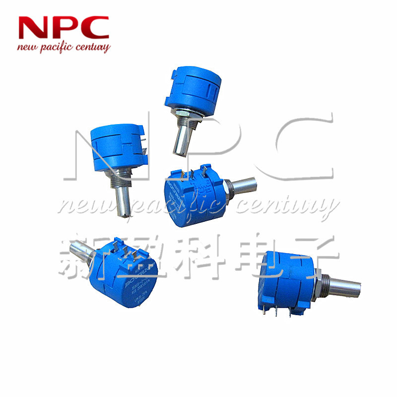 旋转绕线电位器3590S-2-501L 阻值500R 功耗2W 精密多圈微调电阻