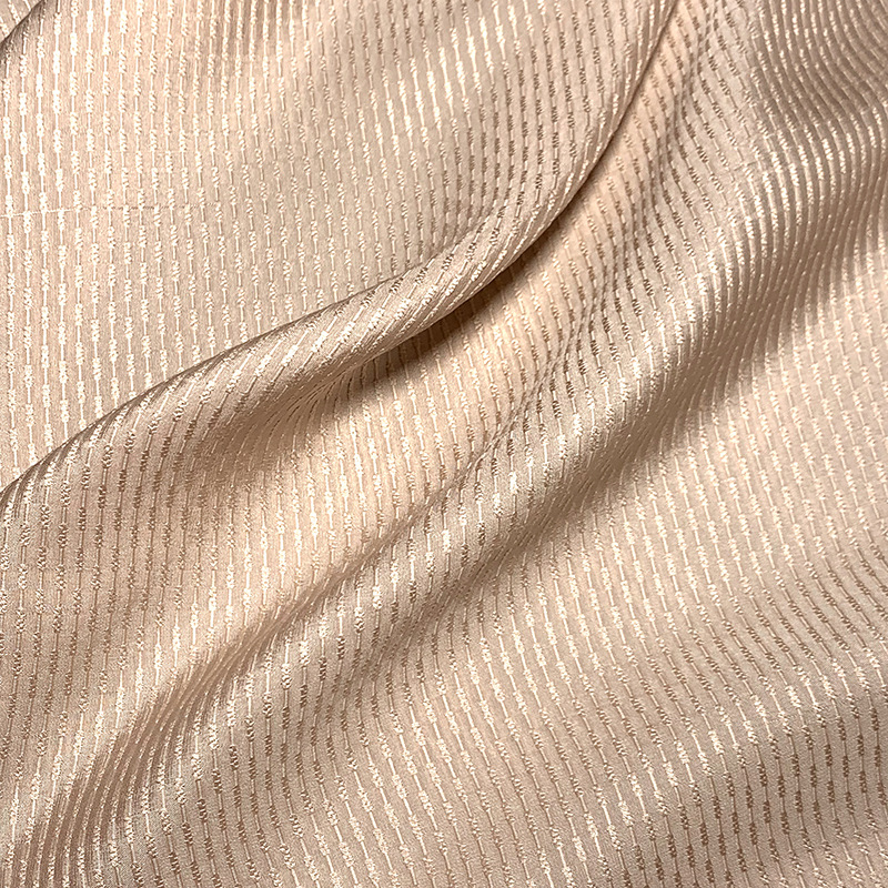 Cortina de perlas seda de morera tela jacquard satén brillante vestido vestido de ropa casual chino cheongsam tela antiarrugas