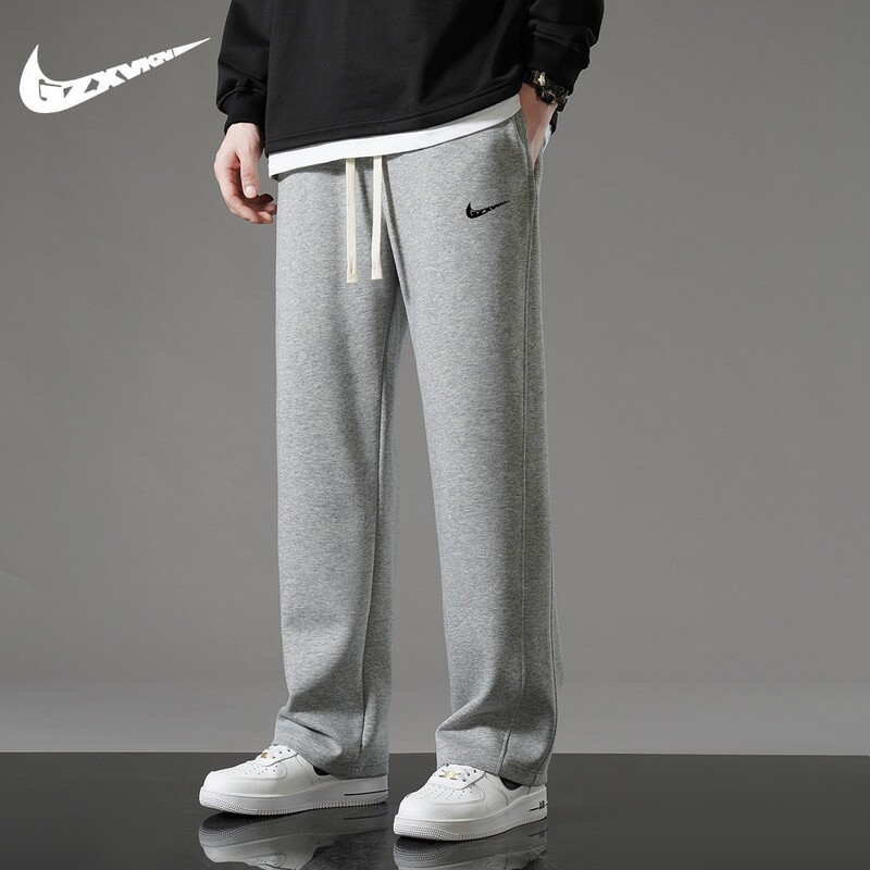 Men's Clothing 2025 Fall/Winter Outdoor Sports Casual Pants Men's Trendy Brand Student Couple Fleece-Lined Thickened Jogger Pants Women's