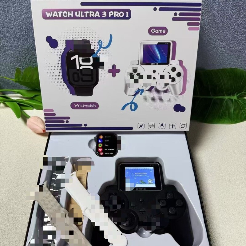 Cross-Border New Watch Ultra3 Pro Smart Watch Game Console Set Bluetooth Call Sports Watch Factory
