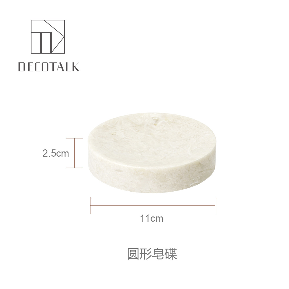 Bandeja redonda de jabón