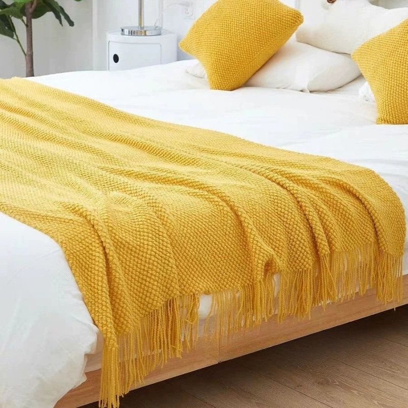 Накладка на кровать флаг, хвостовая простыня, простыня для кровати Bed and Breakfast, роскошный отель, покрывало на кровать, дом, новый китайский стиль, однотонное полотенце для кровати, озерно-голубой