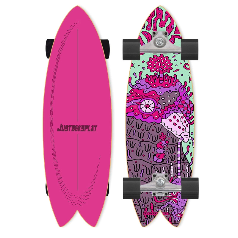 Лед Surfing Board Bridge Spring PU двойное рулевое управление SM Pusher симулятор серфинга скейтборд