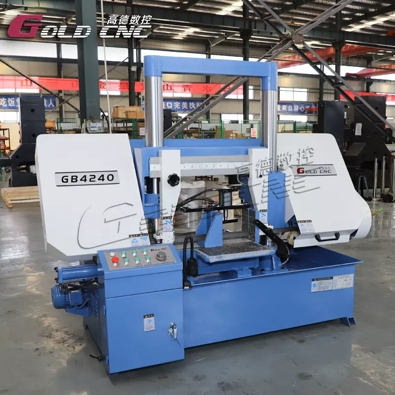 热销南美 GB4240卧式双立柱锯床 400mm切割直径液压锯床 工厂现货