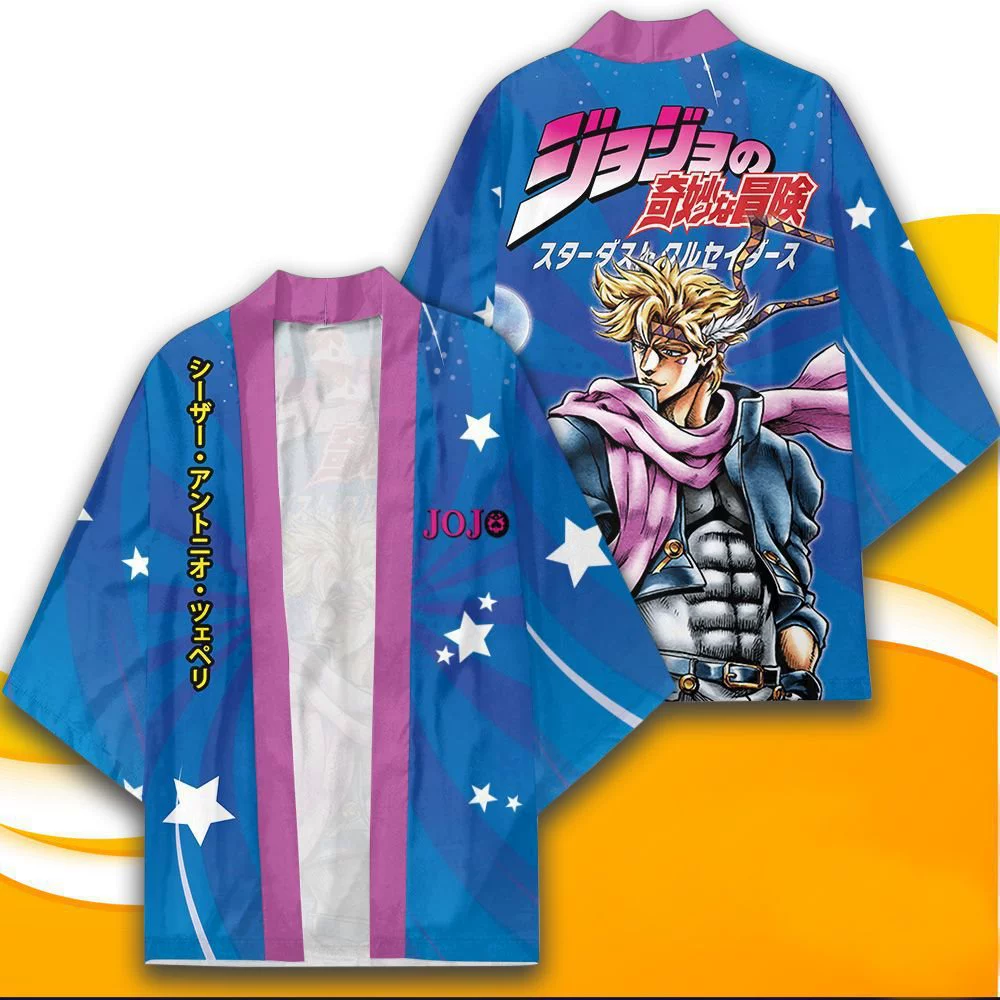 Хаори-кимоно (JoJo) косплей-плащ, 3D цифровая печать, детские и взрослые размеры