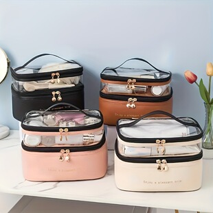 Q 49846 Double-layer waterproof makeup bag �p�ӷ�ˮ���y����