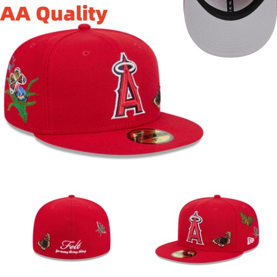 Sombreros de béisbol SOX completamente cerrados y no ajustables transfronterizos, a hombres y mujeres les gusta usar sombreros de ala plana de los Dodgers