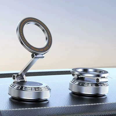 Navigation Special Suction Cup Mobile – Car phone holder - k9-silver-metal-model