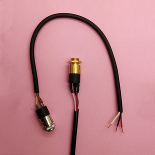 Gold-Plated Headphone Socket 3.5mm Audio Video Female Socket 3.5 Stereo Two-Channel Nickel-Plated Female Cable