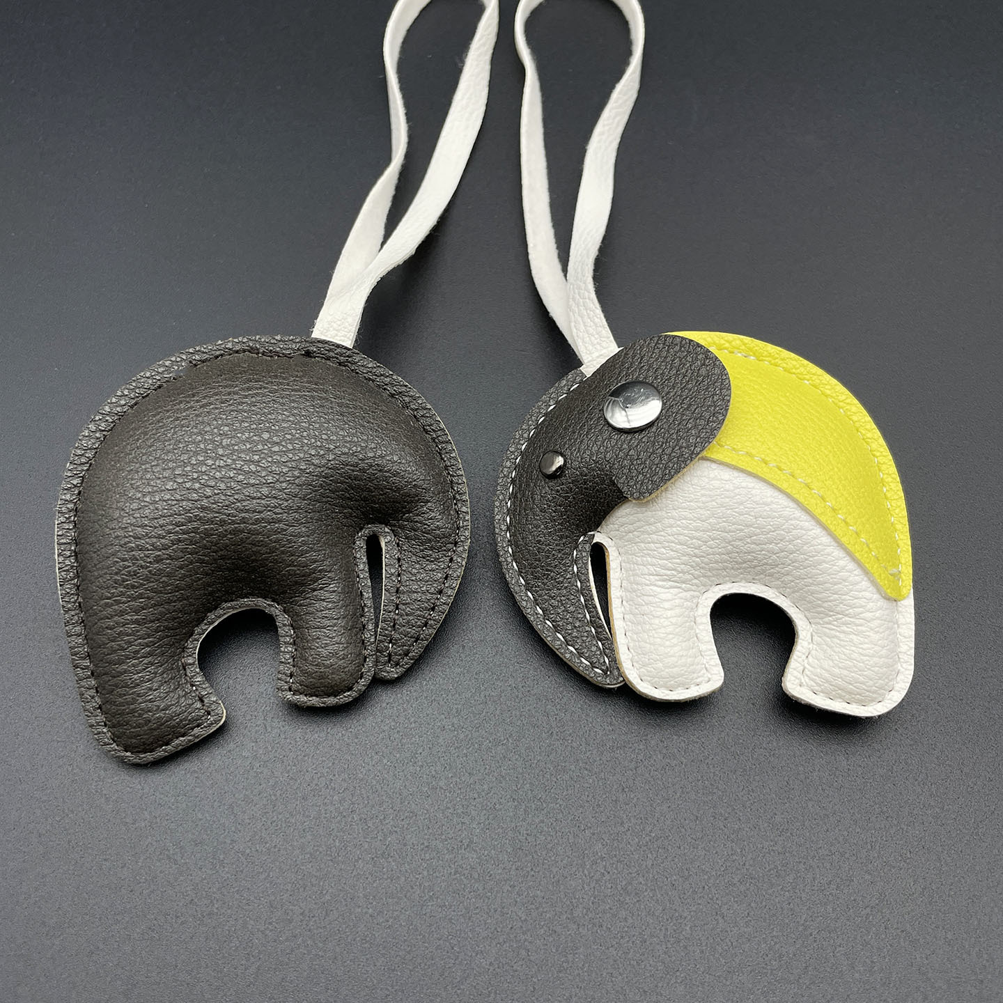 Nuevo empalme elefante cordón de piel de oveja bolsos colgantes llaveros colgantes de automóviles lindos universales caja de teléfono móvil pequeño regalo image 3