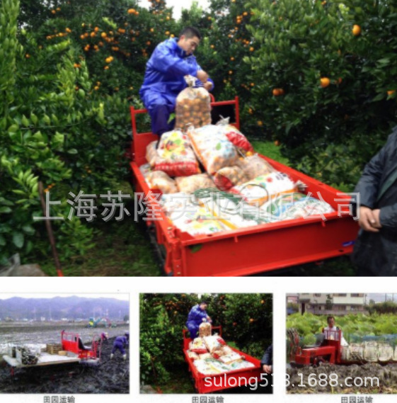 自走式搬运机 筑水田园搬运机 BE813CTDP乘坐式履带搬运机