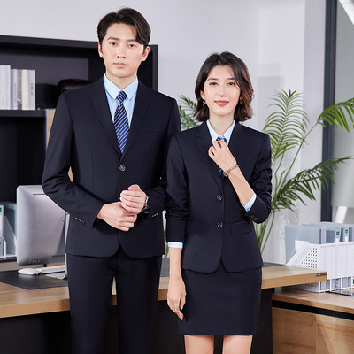 suit suit men and women Same item Autumn and winter formal wear Vest Sales department Business Suits temperament man 's suit hotel coverall