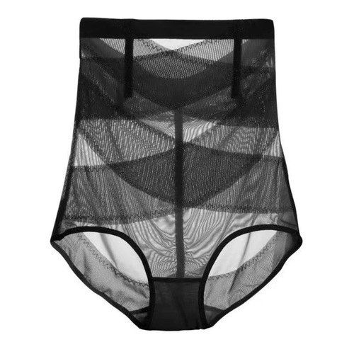 Cross-border foreign trade best-selling high-waisted shaping mesh invisible summer thin model to reduce stomach and abdomen shaping buttocks lifting plus size belly control