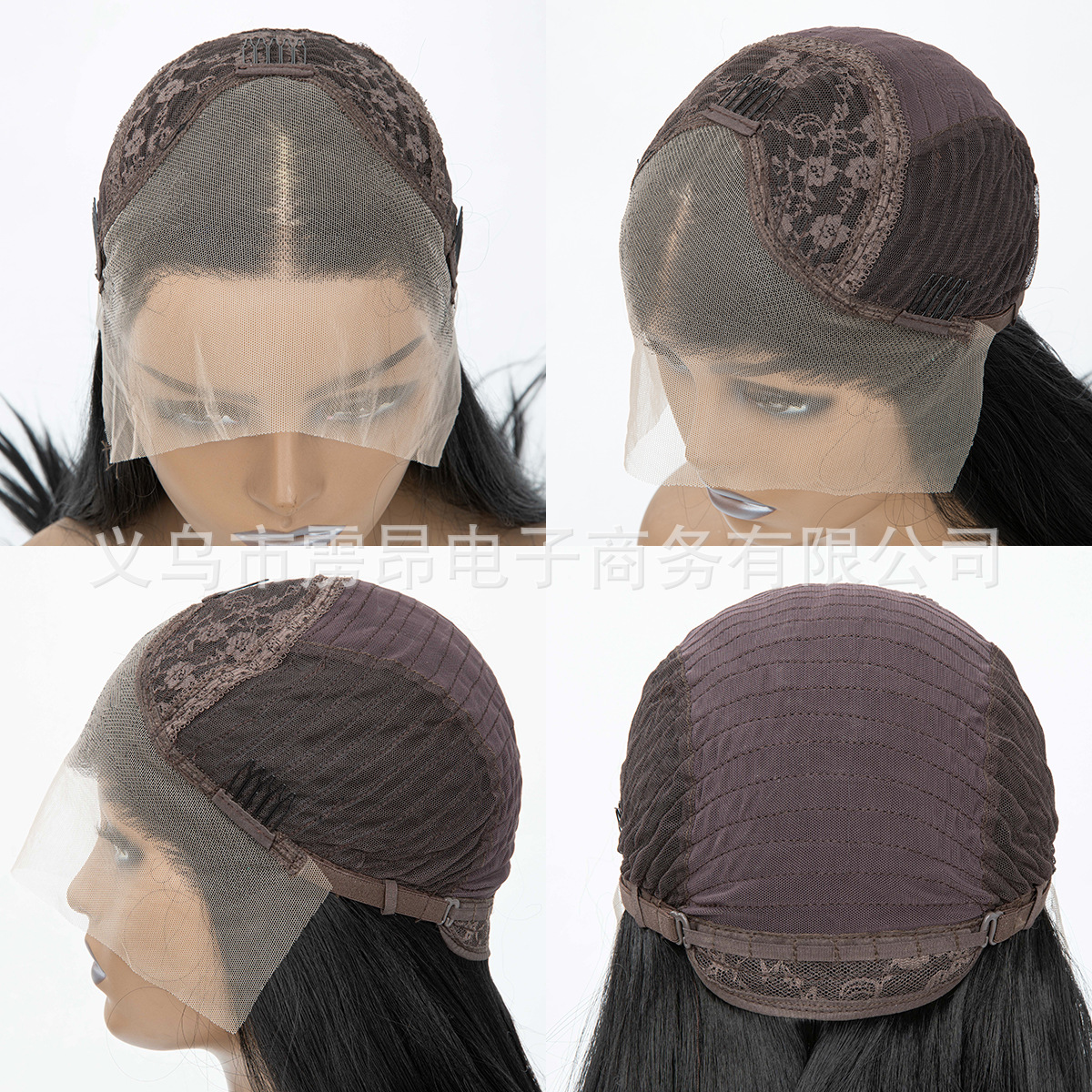 Peluca de encaje frontal estilo europeo y americano para mujer, peluca larga y rizada estilo yaki 13*4, peluca completa, comercio de exportación.