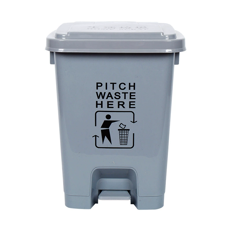 Big plastic garbage can