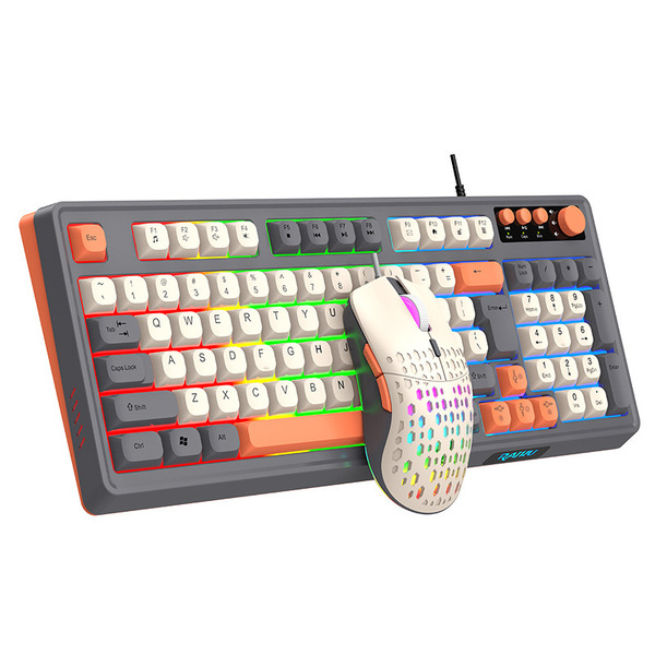 Raiku Lei Kui K98/T98 Customized Game Keyboard Mouse Set Sanpin…