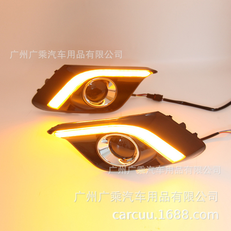 Adecuado para 14-16 Mazda onksela Luz de marcha diurna luz antiniebla modificada onksela LED Luz de marcha diurna image 6