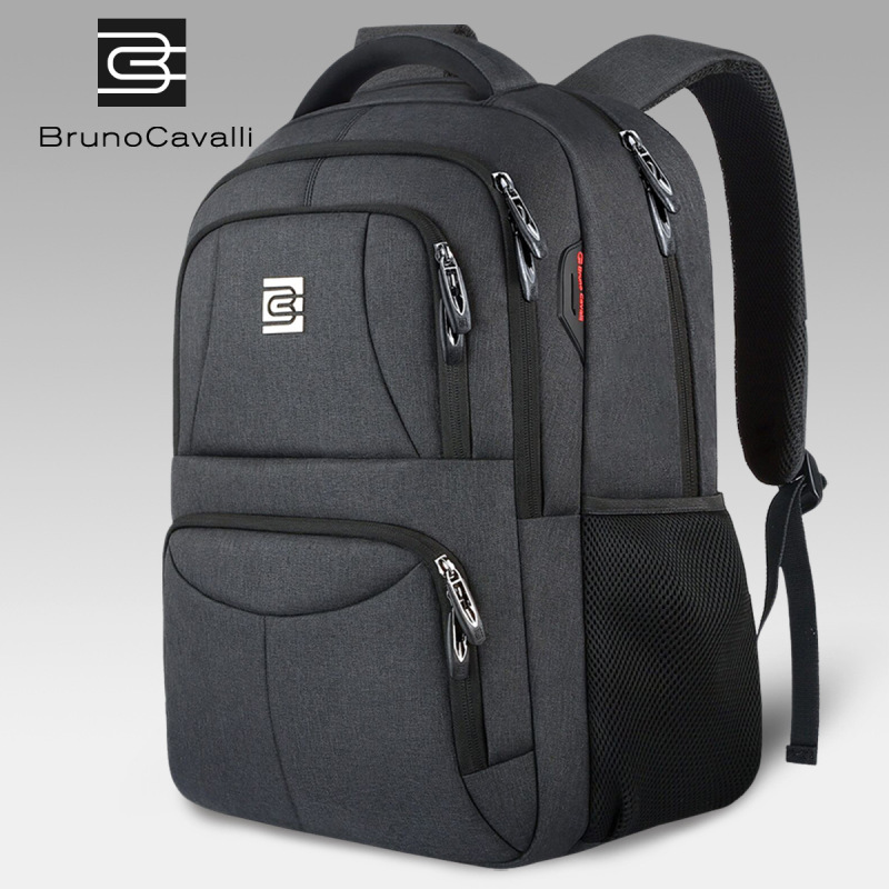 BrunoCavalli Men's Business Backpack, Commuting Large Capacity Laptop Backpack, Direct from Factory, Exclusive for Cross-Border Sales