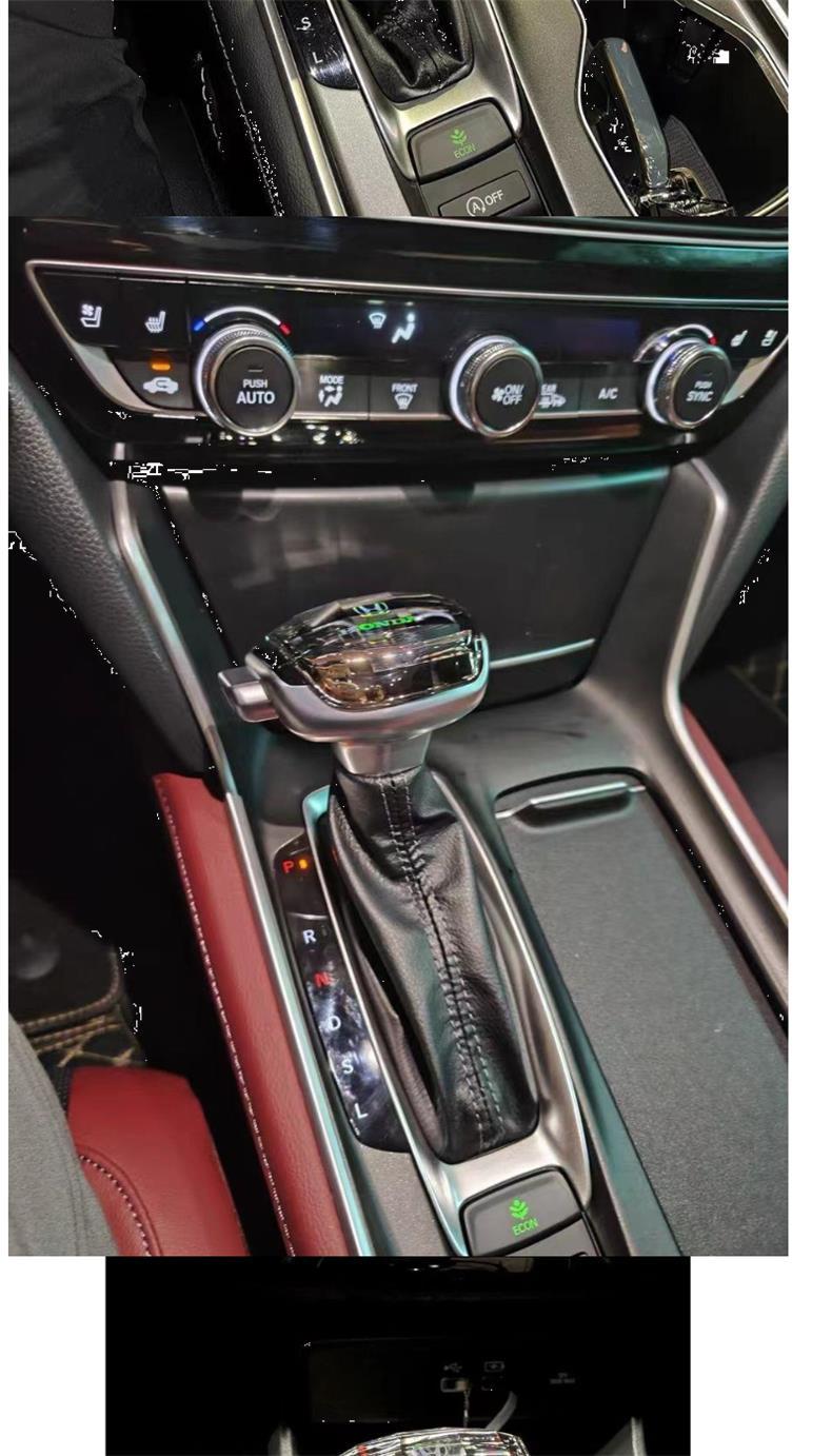 Suitable for Honda 11Th Generation Accord Crystal Gear Shift Knob, Inspire Crv Style Modified Gear Shift Head, Civic Gear Knob