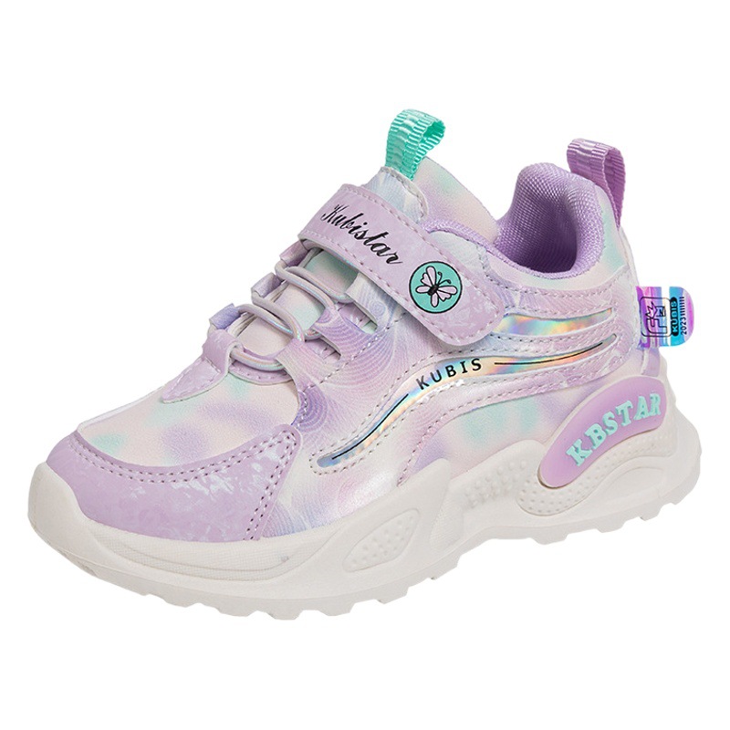 Zapatillas de deporte para niñas de moda 2024 Otoño e Invierno Nuevas zapatillas para correr para niños de estilo coreano zapatos casuales para niñas antideslizantes de fondo suave