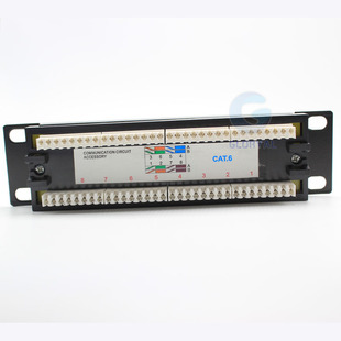 Supply 8-port UTP6 distribution frame non-shielded 8-port distribution frame network distribution frame