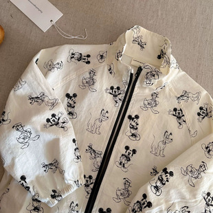 Children's Cartoon Sun Protection Clothing for Boys and Girls 2025 Summer New Style Thin Outwear for Small and Medium-Sized Kidsren Baby Full-Print Sun Protection Clothing