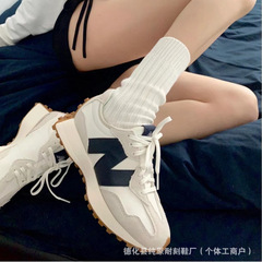 莆田純正NB327LABオリジナルグレーランニングシューズワインレッドkaジョギング男女カップル身長アップクロスボーダー人気商品