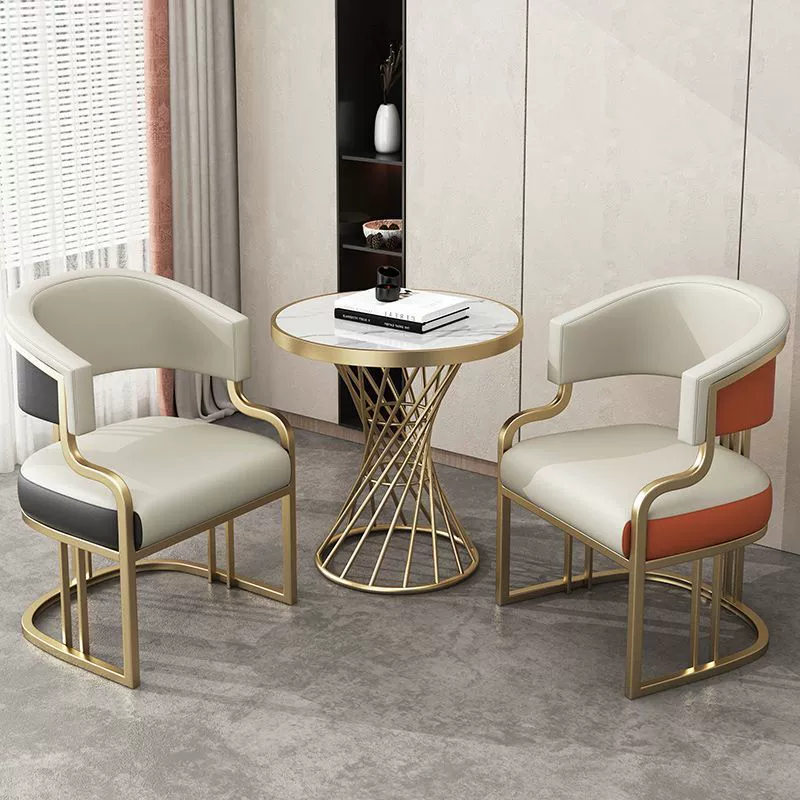 Балкон стол для отдыха стул светло-роскошный красный высококачественный чайный стул гостиная небольшая квартира пьет чай, читает книги