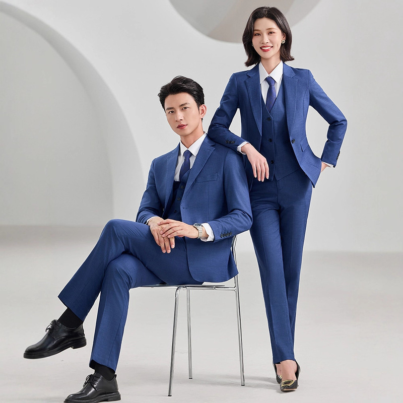 Suit Dynasty Byd Female Sales Staff Uniform Suit Men's Workwear 4S Store Manager Same Style Professional Attire Work Uniform Suit Dynasty Byd Female Sales Staff Uniform Suit Men's Workwear 4S Store Manager Same Style Professional Attire Work Uniform
