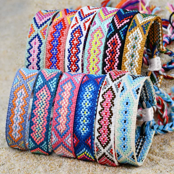 Nepal ethnic style woven hand rope color tassel Bohemian friendship bracelet ladies cross-border jewelry wholesale