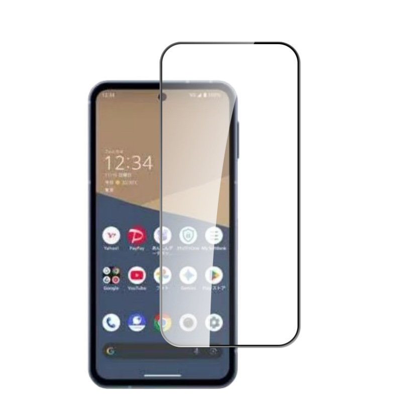 Aplicable a Sharp Aquos Sense10 película endurecida de vidrio de contacto ultra claro película de cabeza de lente de protección ocular