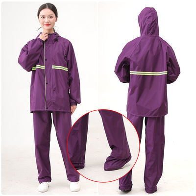 防暴雨雨衣 双层雨衣雨裤套装分体雨外卖加厚长款电动车男女套装|ru
