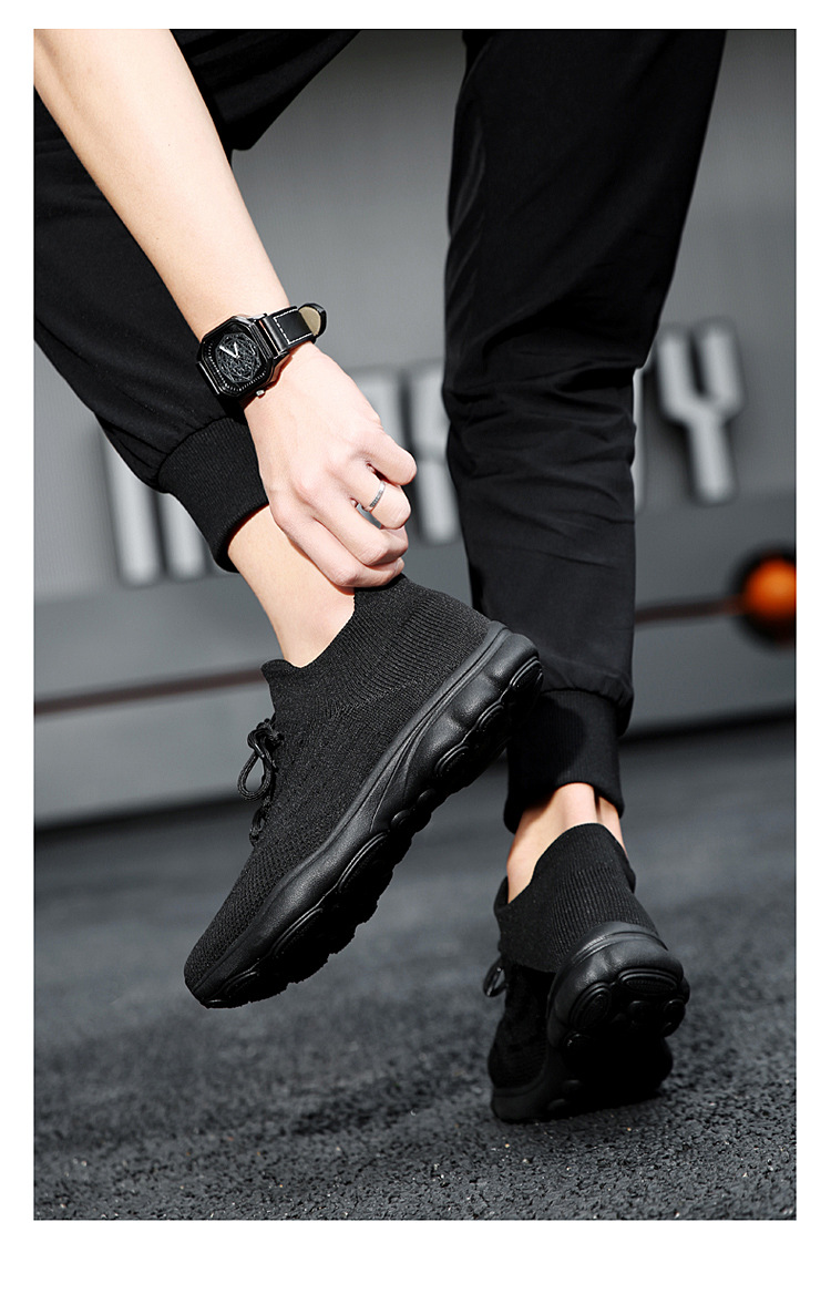 Outdoor-Paar Damen Sommersport, fliegendes gewebtes Mesh, atmungsaktiv, leicht, weich besohlte Tourismus-Wandersockenschuhe,_voghion.com