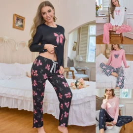 女士家居服;睡裙;时尚休闲套装